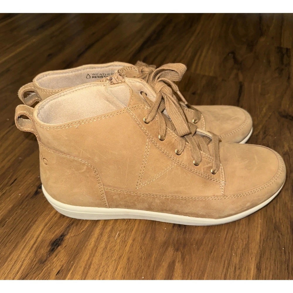 Vionic Womens Shawna Weather Resistant High Top Zip Leather Boots Size 9 TVW5438
